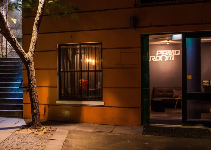 Shopfront of PaniQ Room, Sydney CBD