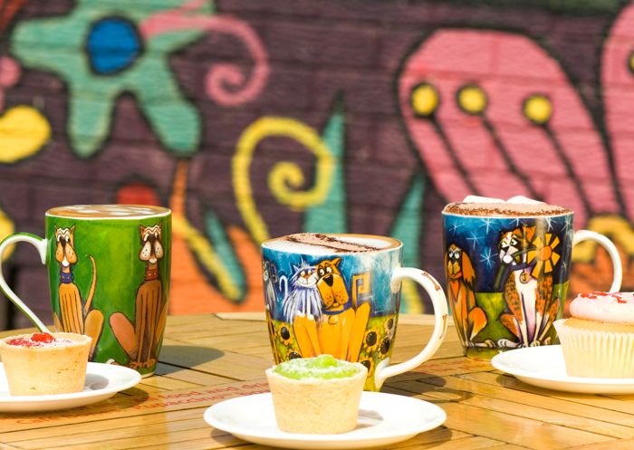 Cafe Bones, Leichhardt - Credit: Cafe Bones Coffee and cake at Cafe Bones, Leichhardt