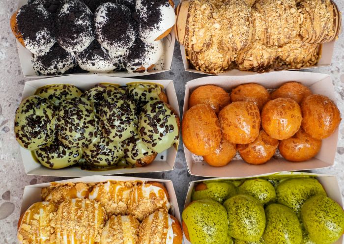 Selection of balles bougatsa at Lukumades, Chippendale - Credit: Lukumades Australia Selection of balles bougatsa at Lukumades, Chippendale