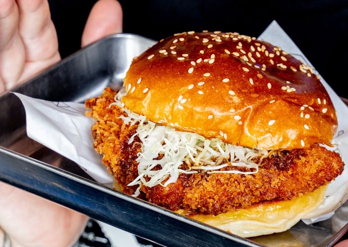 Chicken Katsu Burger at Ume Burger, Darling Square