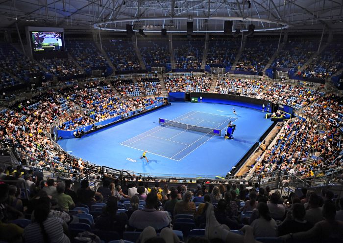 The United Cup in Ken Rosewall Arena, Sydney Olympic Park