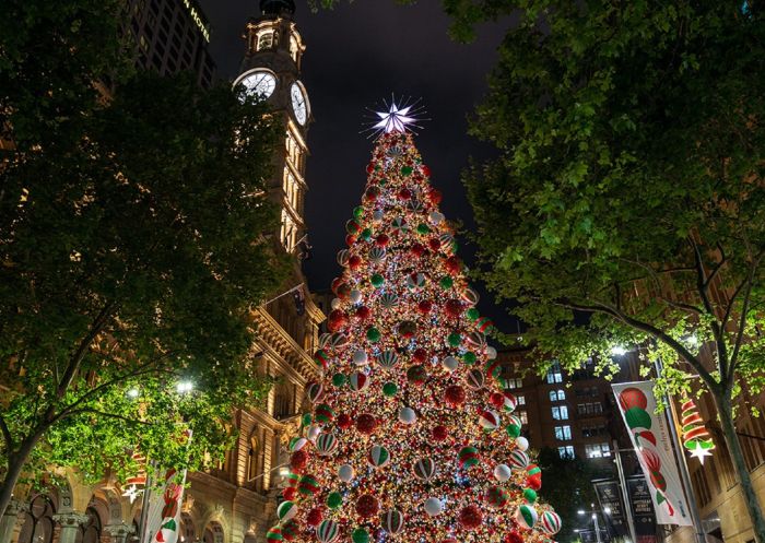 Christmas tree in Martin Place - Credit: City of Sydney