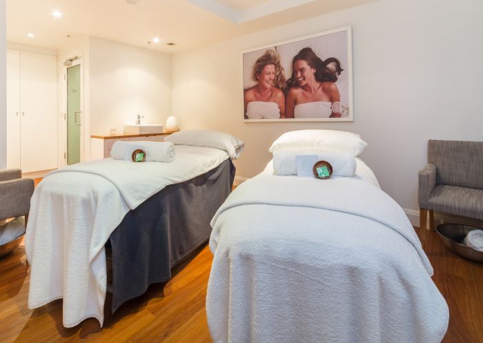 Twin massage rooms at Endota Spa, Four Seasons Hotel 