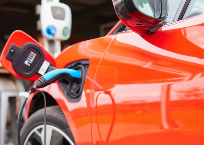 Mountain Ridge Wines, Coolangatta Electric car charger at Mountain Ridge Wines, Coolangatta
