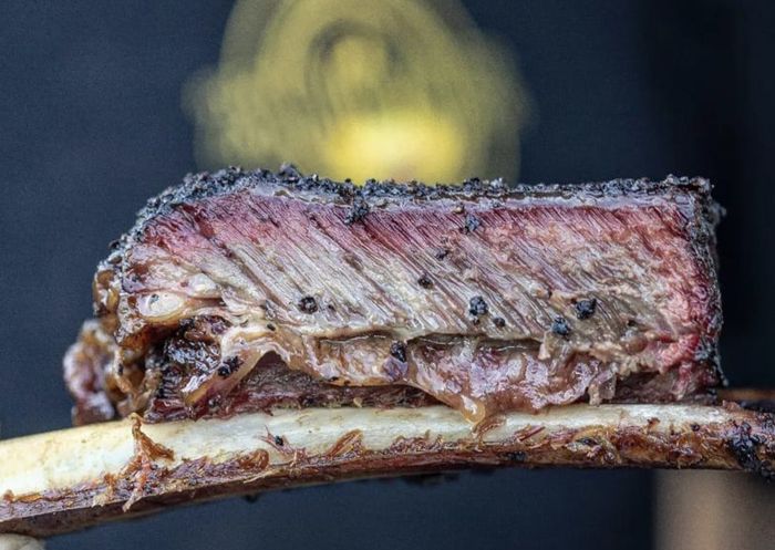 Award-winning American barbecue brisket at 2 Smokin’ Arabs, Bankstown
