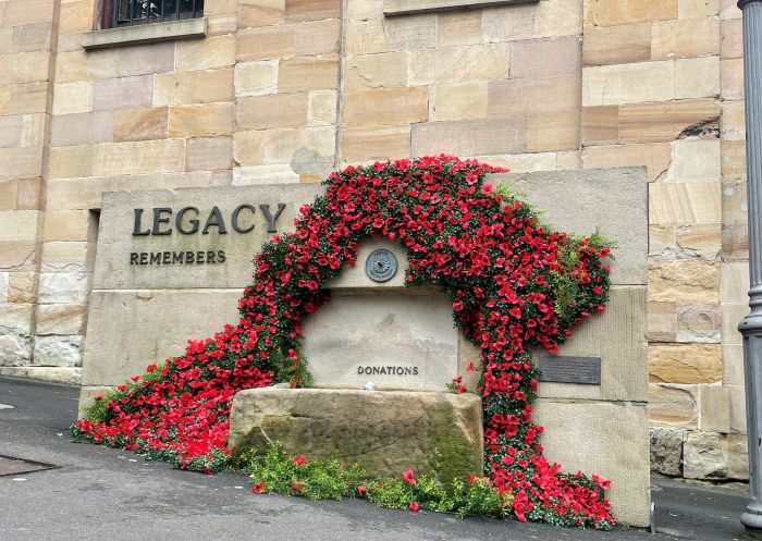 ANZAC wreath, The Rocks