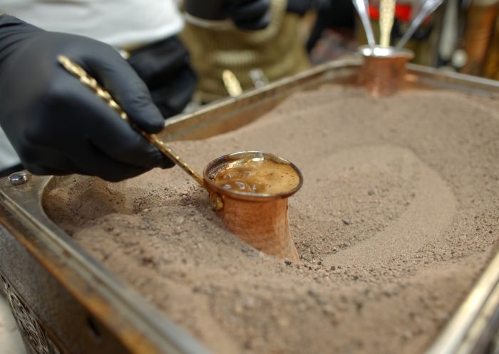 Turkish coffee at Ramadan Night Markets, Lakemba