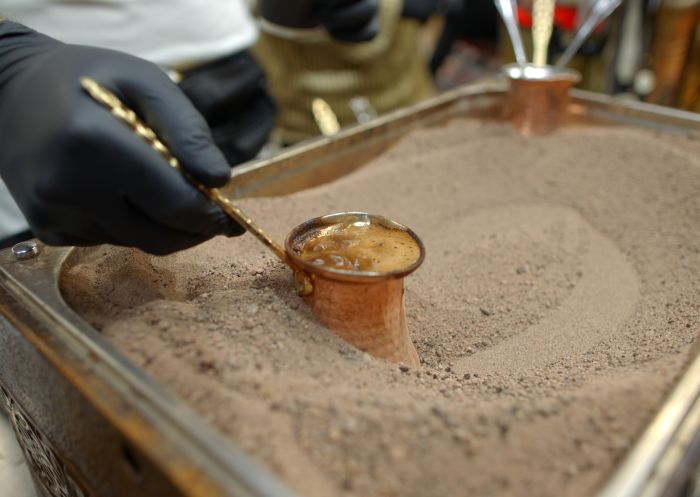 Turkish coffee at Lakemba Nights during Ramadan