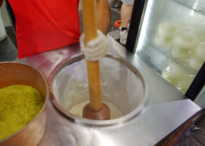 Syrian ice-cream at Ramadan Night Markets, Lakemba