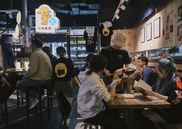 Inside the restaurant with customers eating , Nakano Darling, Haymarket - Credit: Nakano Darling