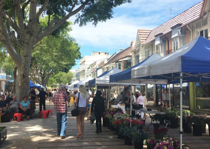 Market stalls at Manly Fresh Produce Markets, Manly