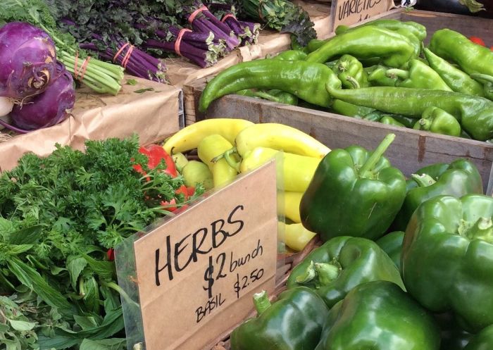 Fresh produce at Orange Grove Organic Markets, Leichardt 