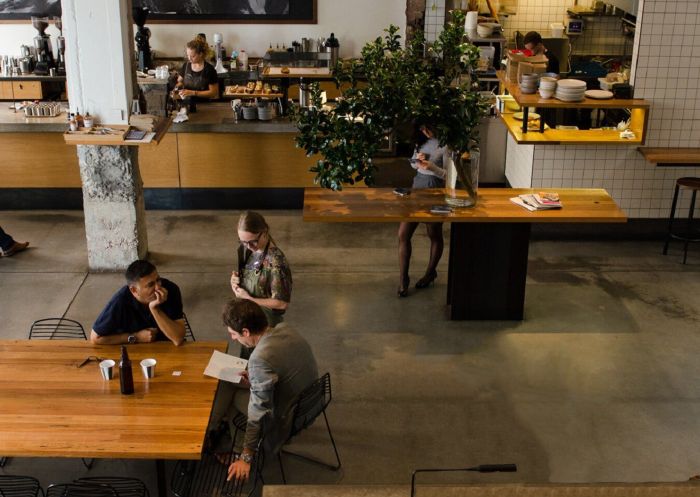 Cafe floorspace at Paramount Coffee Project, Surry Hills