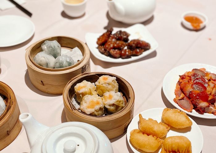 Yum cha options at The Eight, Haymarket 