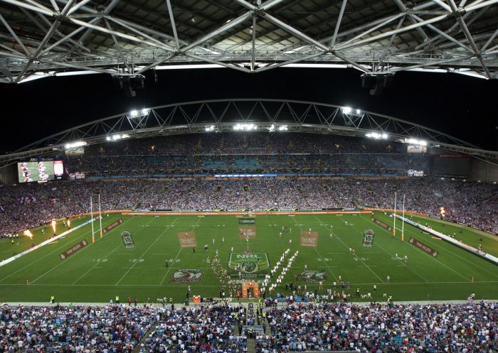 Manly Sea Eagles vs Sydney Roosters at ANZ Stadium NRL Rugby League Grand Final Manly Sea Eagles vs Sydney Roosters at ANZ Stadium NRL Rugby League Grand Final