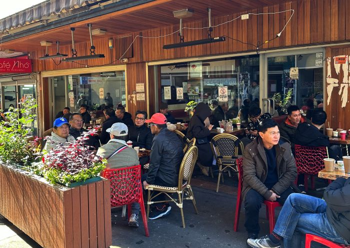 Cafe Nho, Canley Heights - Credit: Cafe Nho Outdoor diners at Cafe Nho, Canley Heights
