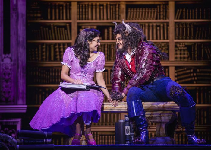 Shubshri Kandiah and Brendan Xavier in Beauty and the Beast