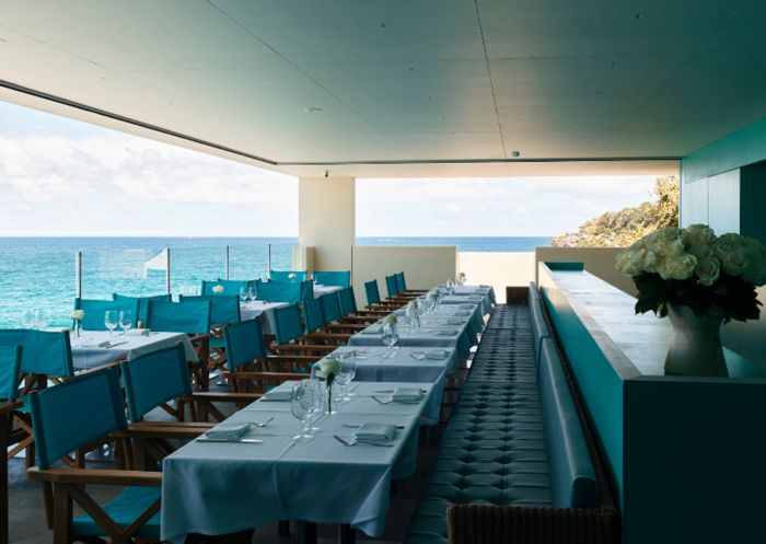 Scenic view from the dining room at Icebergs Dining Room and Bar, Bondi Beach