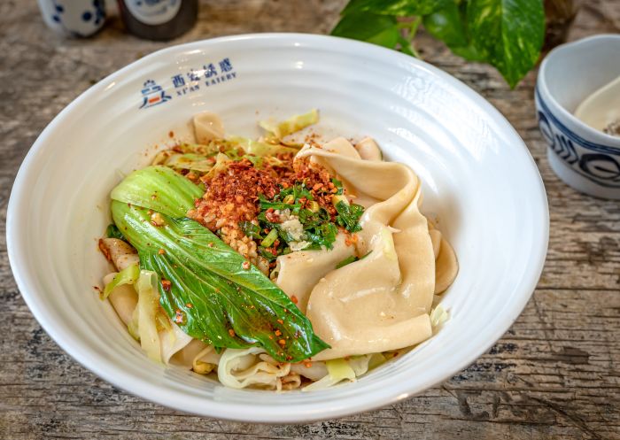 Noodles at Xi'an Cuisine in Chinatown - Credit: Nick Shi