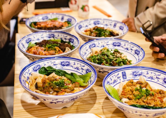 Fresh and deliciously thick hand-pulled noodle dishes from Xi’an Biang Biang - Credit: Xi’an Biang Biang