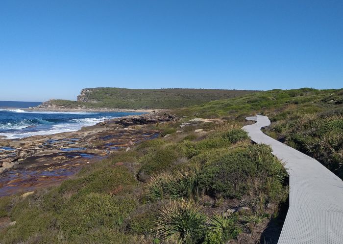 Scenic path along The Coast Track, Bundeena 