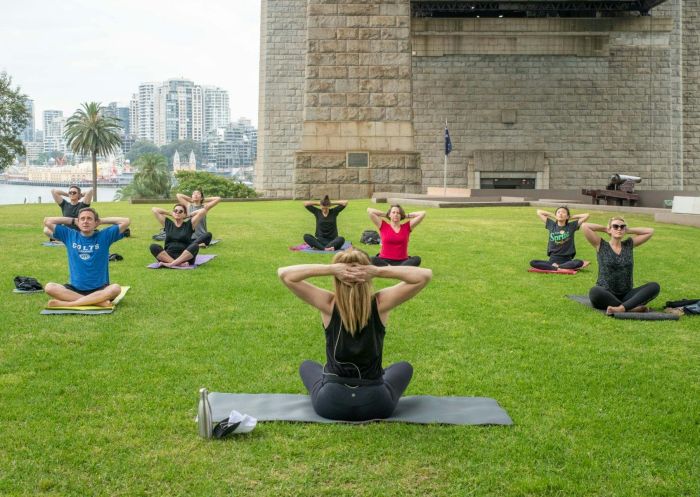 Yoga Under the Bridge - Credit: Place Management NSW