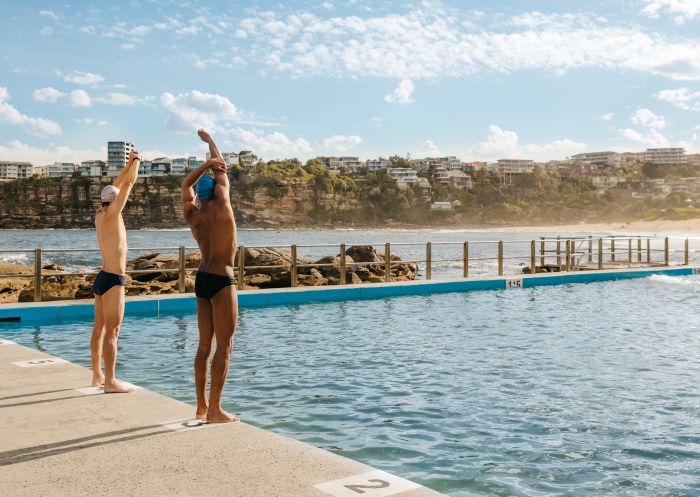 Freshwater Rockpool, Freshwater Beach Swimmers at Freshwater Rockpool, Freshwater Beach
