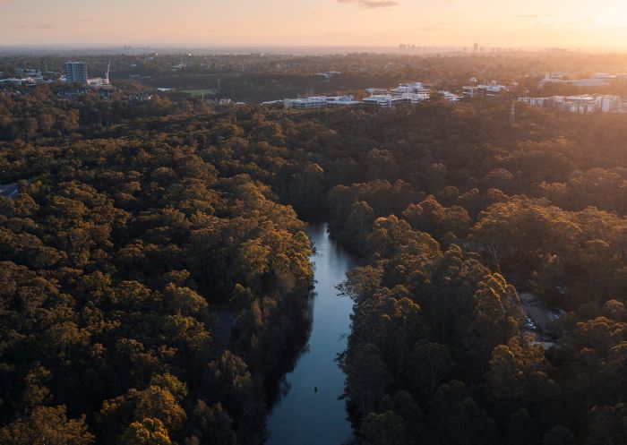 Scenic views across the Lane Cove River in Lane Cove National Park, Lane Cove 