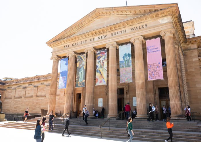 Exterior view of the Art Gallery of New South Wales, Sydney