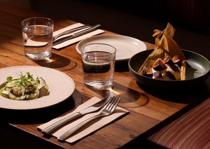 Mexican dishes at Maiz, Enmore