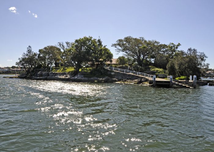 Scenic view of Rodd Island, Iron Cove