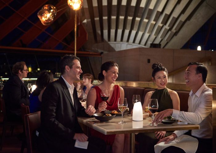 Bennelong Restaurant, Sydney Couples enjoying an evening out at Bennelong Restaurant, Sydney