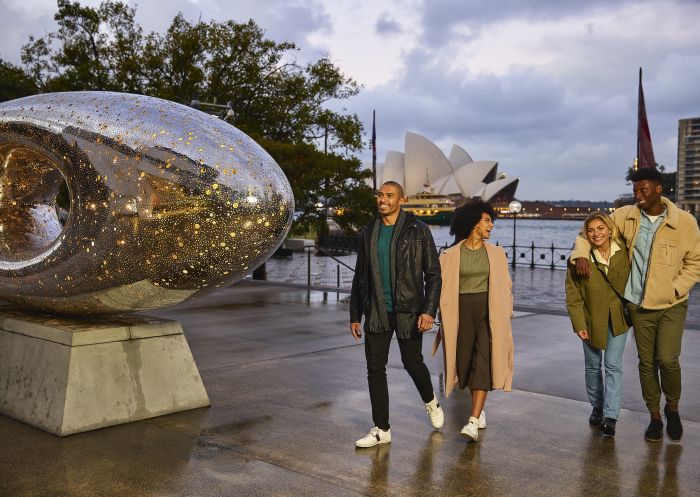 Secret World of a Starlight Ember by artist Lindy Lee outside the MCA