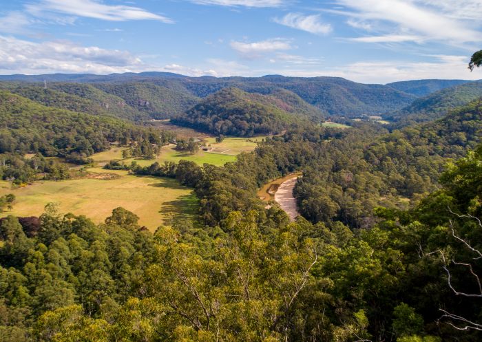 Upper Colo Reserve, Upper Colo Aerial overlooking Colo River and Upper Colo Reserve, Hawkesbury City