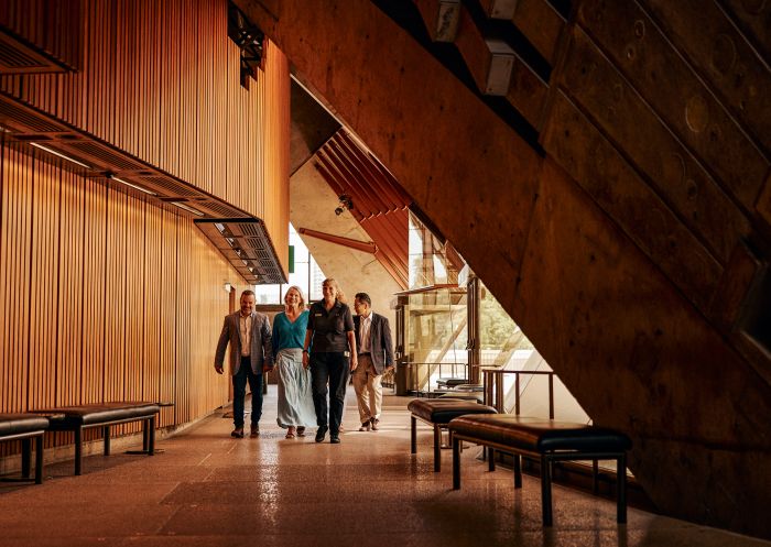 Sydney Opera House, Sydney Small group enjoying a guided tour at the Sydney Opera House, Sydney