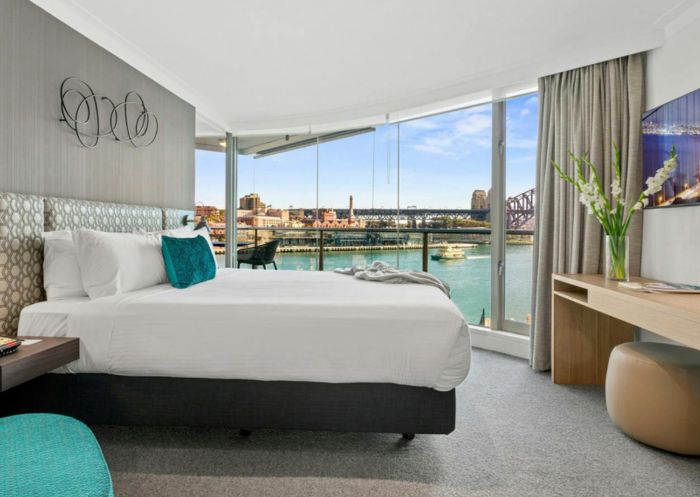 Pullman Quay Grand Sydney Harbour, Circular Quay - Credit: Accor Harbour view from room at Pullman Quay Grand Sydney Harbour, Circular Quay