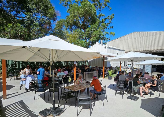 Beer Garden at Sauce Brewing Co, Marrickville