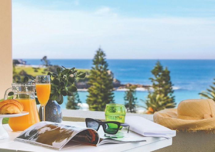 Coogee Bay Boutique Hotel, Coogee - Credit: C.inc Breakfast on the balcony at the Coogee Bay Boutique Hotel, Coogee