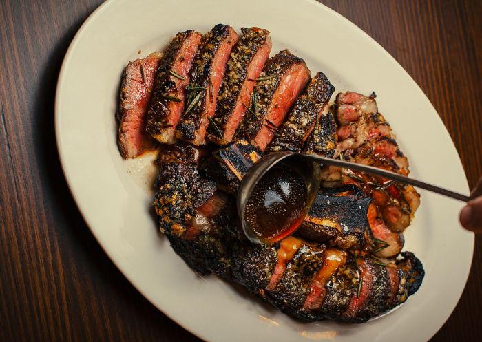 Fior, Gymea - Credit: Lily Austin Ribeye steak dish at Fior, Gymea