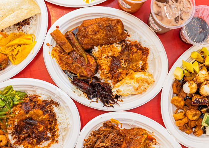 Mamak Street Food, Homebush - Credit: Mamak Street Food Selection of dishes from the menu at Mamak Street Food, Homebush