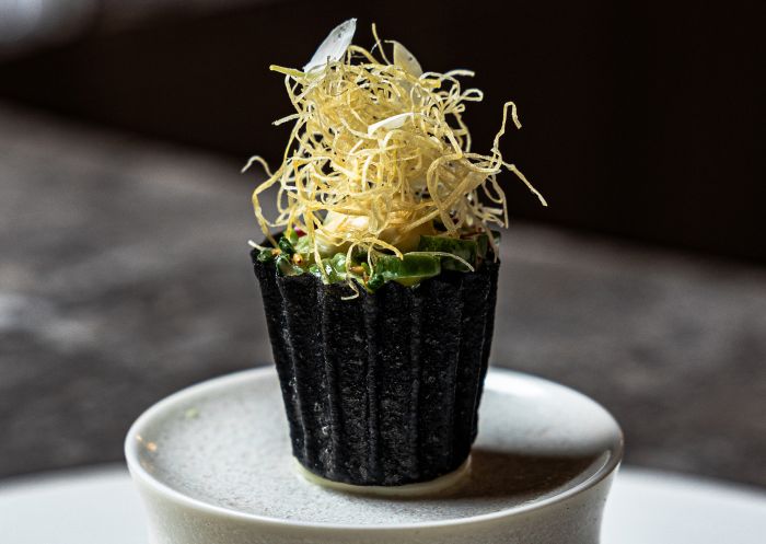 Allta, Sydney CBD - Credit: @nshot.creative Plated dish at Allta, Sydney CBD