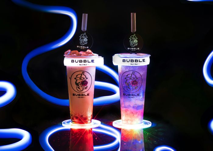 Two tea drinks, Bubble Nini, Haymarket, Sydney - Credit: Bubble Nini