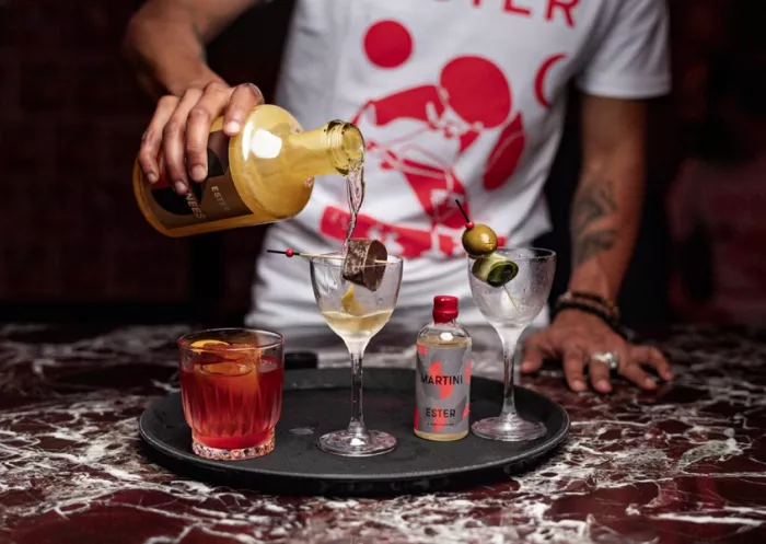 Cocktails being made, Ester Spirits, Marrickville, Sydney - Credit: Ester Spirits 