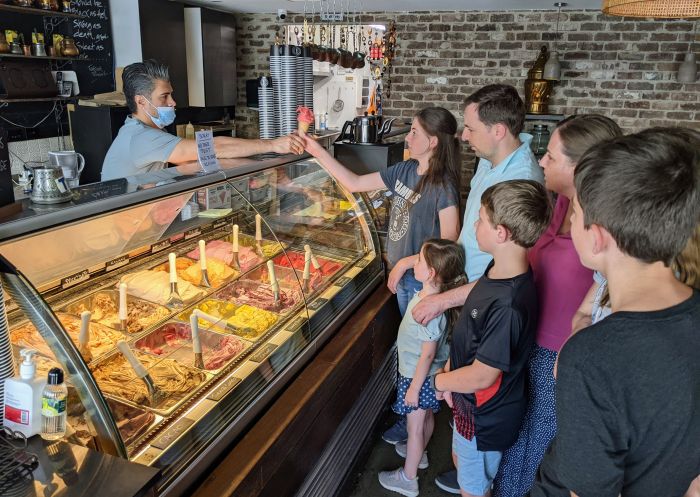 A family on a tour with Local Sauce Tours, Sydney