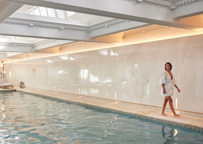 Heated indoor swimming pool at Capella Sydney, Sydney CBD