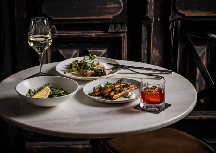 Drinks and food, Door Knock, Sydney - Credit: Trent van der Jagt
