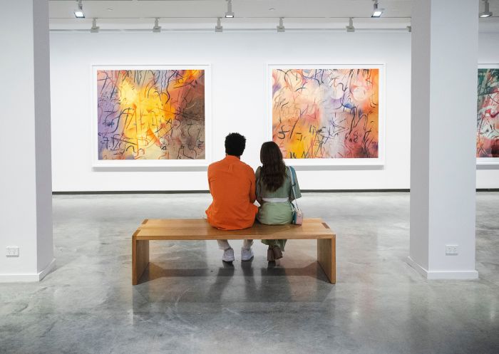 Museum of Contemporary Art - The Rocks - artwork copyright Julie Mehretu