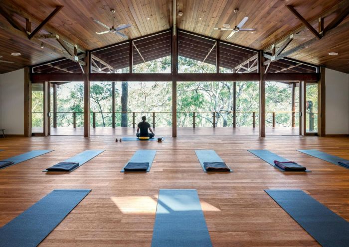 Billabong Retreat yoga room - Credit: Billabong Retreat