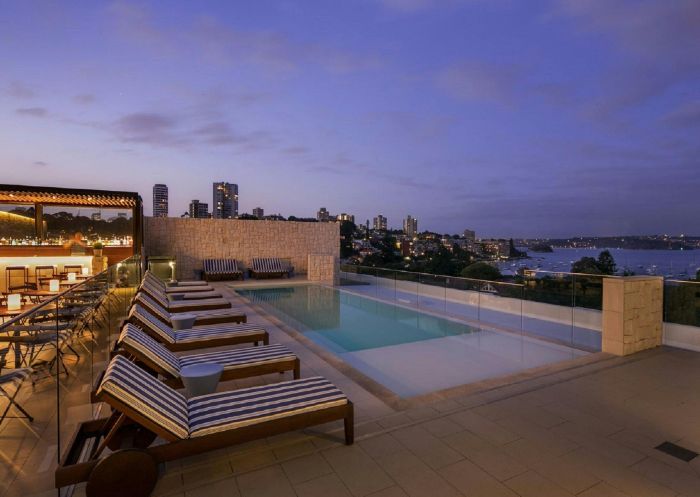 Rooftop pool at the InterContinental Sydney Double Bay - Credit: InterContinental Sydney Double Bay
