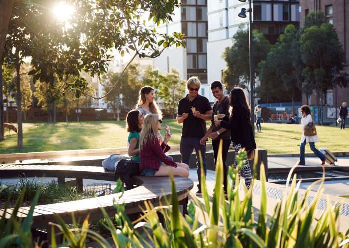Central Park, Chippendale Students enjoying an afternoon, Central Park, Chippendale